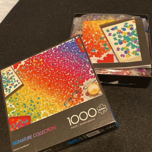 Puzzle Rainbow 1,000 Piece Jigsaw Puzzle - Picture 5 of 6